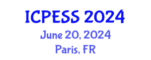 International Conference on Physical Education and Sport Science (ICPESS) June 20, 2024 - Paris, France