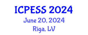 International Conference on Physical Education and Sport Science (ICPESS) June 20, 2024 - Riga, Latvia