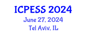 International Conference on Physical Education and Sport Science (ICPESS) June 27, 2024 - Tel Aviv, Israel