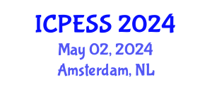 International Conference on Physical Education and Sport Science (ICPESS) May 02, 2024 - Amsterdam, Netherlands