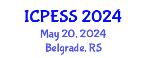 International Conference on Physical Education and Sport Science (ICPESS) May 20, 2024 - Belgrade, Serbia