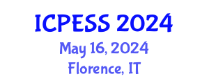 International Conference on Physical Education and Sport Science (ICPESS) May 16, 2024 - Florence, Italy