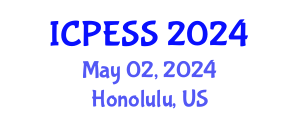 International Conference on Physical Education and Sport Science (ICPESS) May 02, 2024 - Honolulu, United States