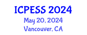 International Conference on Physical Education and Sport Science (ICPESS) May 20, 2024 - Vancouver, Canada