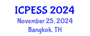 International Conference on Physical Education and Sport Science (ICPESS) November 25, 2024 - Bangkok, Thailand