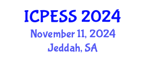 International Conference on Physical Education and Sport Science (ICPESS) November 11, 2024 - Jeddah, Saudi Arabia