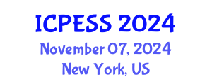 International Conference on Physical Education and Sport Science (ICPESS) November 07, 2024 - New York, United States