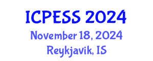 International Conference on Physical Education and Sport Science (ICPESS) November 18, 2024 - Reykjavik, Iceland