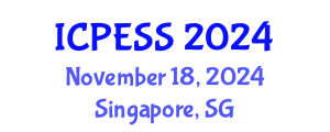 International Conference on Physical Education and Sport Science (ICPESS) November 18, 2024 - Singapore, Singapore