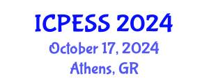 International Conference on Physical Education and Sport Science (ICPESS) October 17, 2024 - Athens, Greece