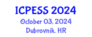 International Conference on Physical Education and Sport Science (ICPESS) October 03, 2024 - Dubrovnik, Croatia