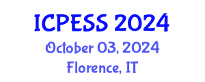 International Conference on Physical Education and Sport Science (ICPESS) October 03, 2024 - Florence, Italy