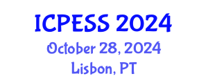 International Conference on Physical Education and Sport Science (ICPESS) October 28, 2024 - Lisbon, Portugal