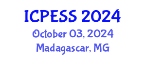 International Conference on Physical Education and Sport Science (ICPESS) October 03, 2024 - Madagascar, Madagascar