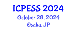 International Conference on Physical Education and Sport Science (ICPESS) October 28, 2024 - Osaka, Japan