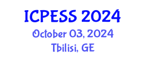 International Conference on Physical Education and Sport Science (ICPESS) October 03, 2024 - Tbilisi, Georgia