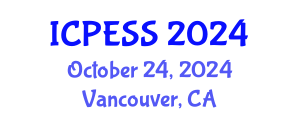 International Conference on Physical Education and Sport Science (ICPESS) October 24, 2024 - Vancouver, Canada