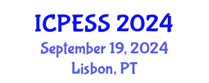 International Conference on Physical Education and Sport Science (ICPESS) September 19, 2024 - Lisbon, Portugal