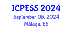 International Conference on Physical Education and Sport Science (ICPESS) September 05, 2024 - Málaga, Spain