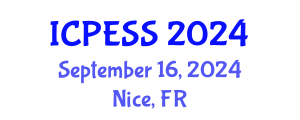 International Conference on Physical Education and Sport Science (ICPESS) September 16, 2024 - Nice, France