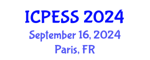 International Conference on Physical Education and Sport Science (ICPESS) September 16, 2024 - Paris, France