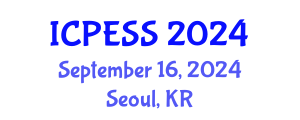 International Conference on Physical Education and Sport Science (ICPESS) September 16, 2024 - Seoul, Republic of Korea