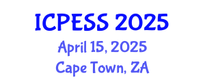 International Conference on Physical Education and Sport Science (ICPESS) April 15, 2025 - Cape Town, South Africa