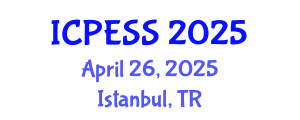 International Conference on Physical Education and Sport Science (ICPESS) April 26, 2025 - Istanbul, Turkey