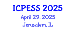 International Conference on Physical Education and Sport Science (ICPESS) April 29, 2025 - Jerusalem, Israel