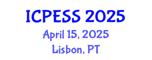 International Conference on Physical Education and Sport Science (ICPESS) April 15, 2025 - Lisbon, Portugal
