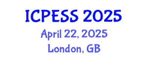 International Conference on Physical Education and Sport Science (ICPESS) April 22, 2025 - London, United Kingdom