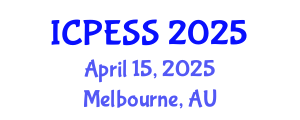 International Conference on Physical Education and Sport Science (ICPESS) April 15, 2025 - Melbourne, Australia