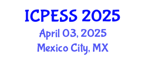 International Conference on Physical Education and Sport Science (ICPESS) April 03, 2025 - Mexico City, Mexico