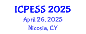 International Conference on Physical Education and Sport Science (ICPESS) April 26, 2025 - Nicosia, Cyprus