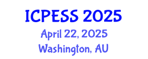 International Conference on Physical Education and Sport Science (ICPESS) April 22, 2025 - Washington, Australia