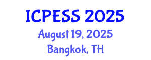 International Conference on Physical Education and Sport Science (ICPESS) August 19, 2025 - Bangkok, Thailand