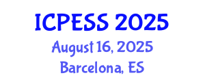 International Conference on Physical Education and Sport Science (ICPESS) August 16, 2025 - Barcelona, Spain