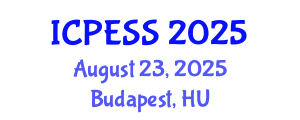 International Conference on Physical Education and Sport Science (ICPESS) August 23, 2025 - Budapest, Hungary