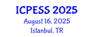 International Conference on Physical Education and Sport Science (ICPESS) August 16, 2025 - Istanbul, Turkey