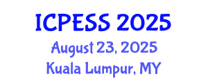 International Conference on Physical Education and Sport Science (ICPESS) August 23, 2025 - Kuala Lumpur, Malaysia