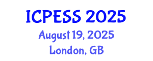 International Conference on Physical Education and Sport Science (ICPESS) August 19, 2025 - London, United Kingdom