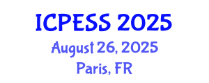 International Conference on Physical Education and Sport Science (ICPESS) August 26, 2025 - Paris, France