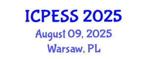 International Conference on Physical Education and Sport Science (ICPESS) August 09, 2025 - Warsaw, Poland