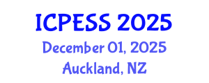 International Conference on Physical Education and Sport Science (ICPESS) December 01, 2025 - Auckland, New Zealand