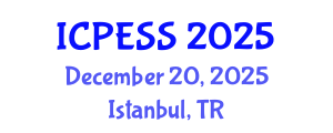 International Conference on Physical Education and Sport Science (ICPESS) December 20, 2025 - Istanbul, Turkey