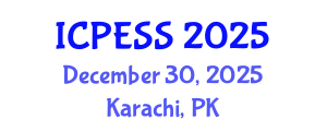 International Conference on Physical Education and Sport Science (ICPESS) December 30, 2025 - Karachi, Pakistan