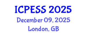 International Conference on Physical Education and Sport Science (ICPESS) December 09, 2025 - London, United Kingdom