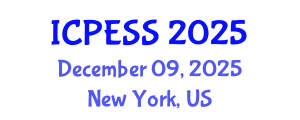 International Conference on Physical Education and Sport Science (ICPESS) December 09, 2025 - New York, United States