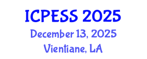 International Conference on Physical Education and Sport Science (ICPESS) December 13, 2025 - Vientiane, Laos