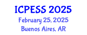 International Conference on Physical Education and Sport Science (ICPESS) February 25, 2025 - Buenos Aires, Argentina